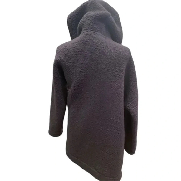 PINK ROSE OVERSIZED SOFT OPEN HOODED TEDDY BEAR JACKET SIZE M - Picture 2 of 13